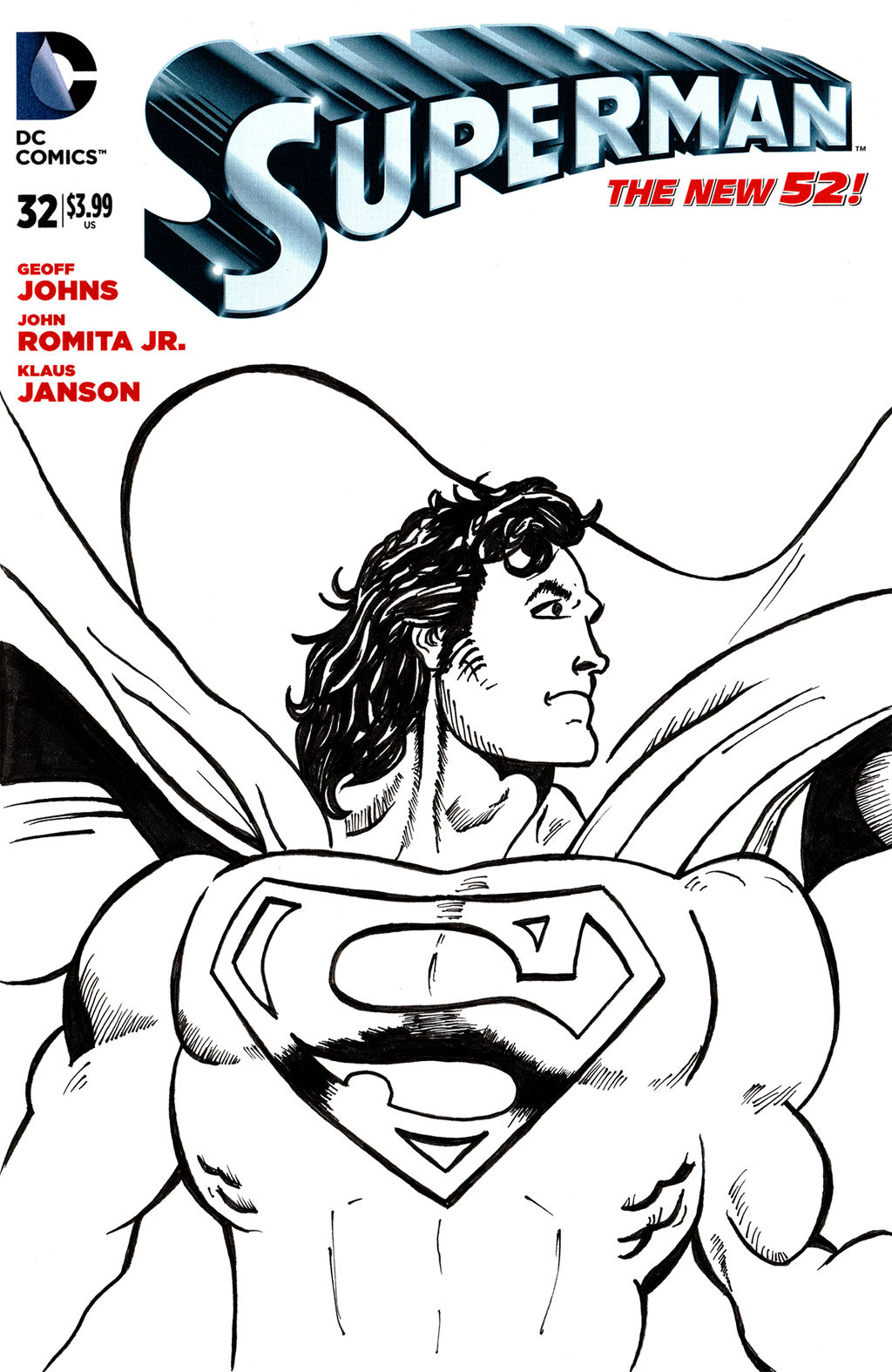 Death-and-Return Superman Sketchcover