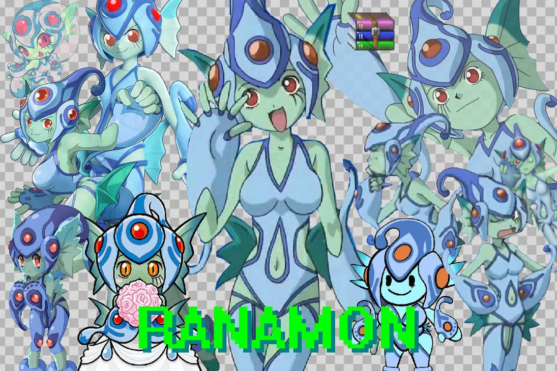Digimon Ranemon Ranamon (Digimon) - Pack de Renders by Kaeya159 on DeviantArt