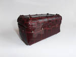 Leather handmade box by Dominoshoes