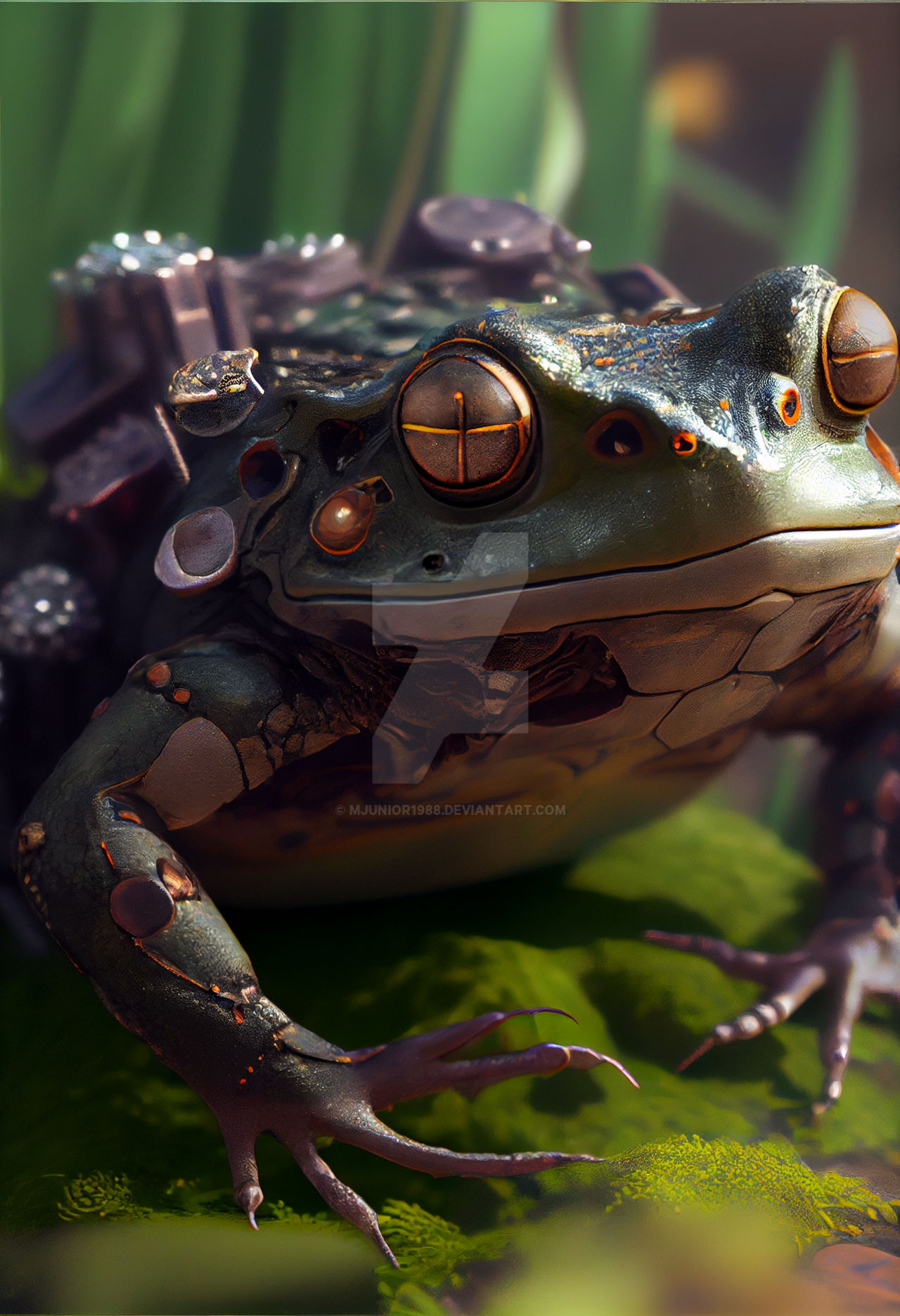 African Bullfrog relaxing by Mjunior1988 on DeviantArt