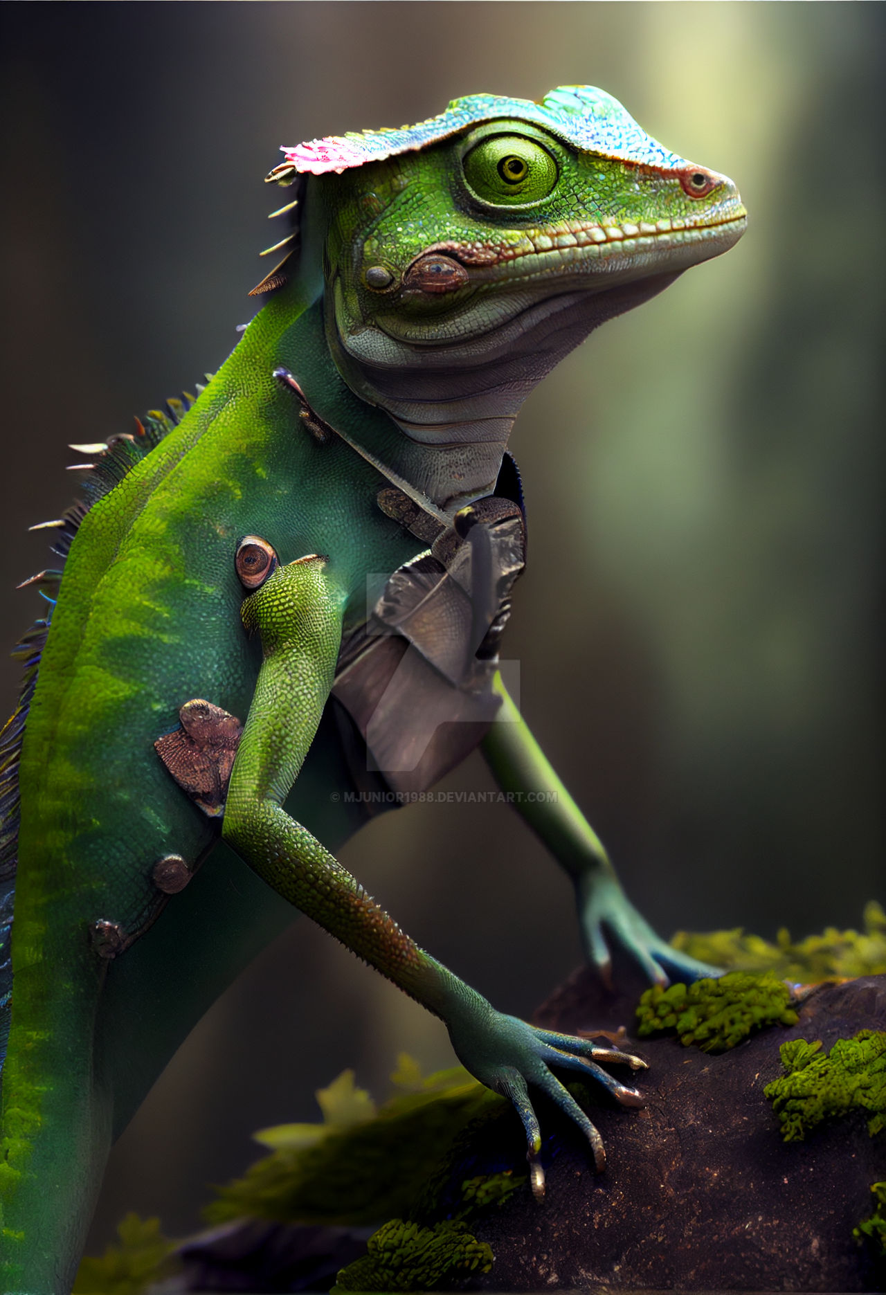 Anole Lizard Cyborg by Mjunior1988 on DeviantArt