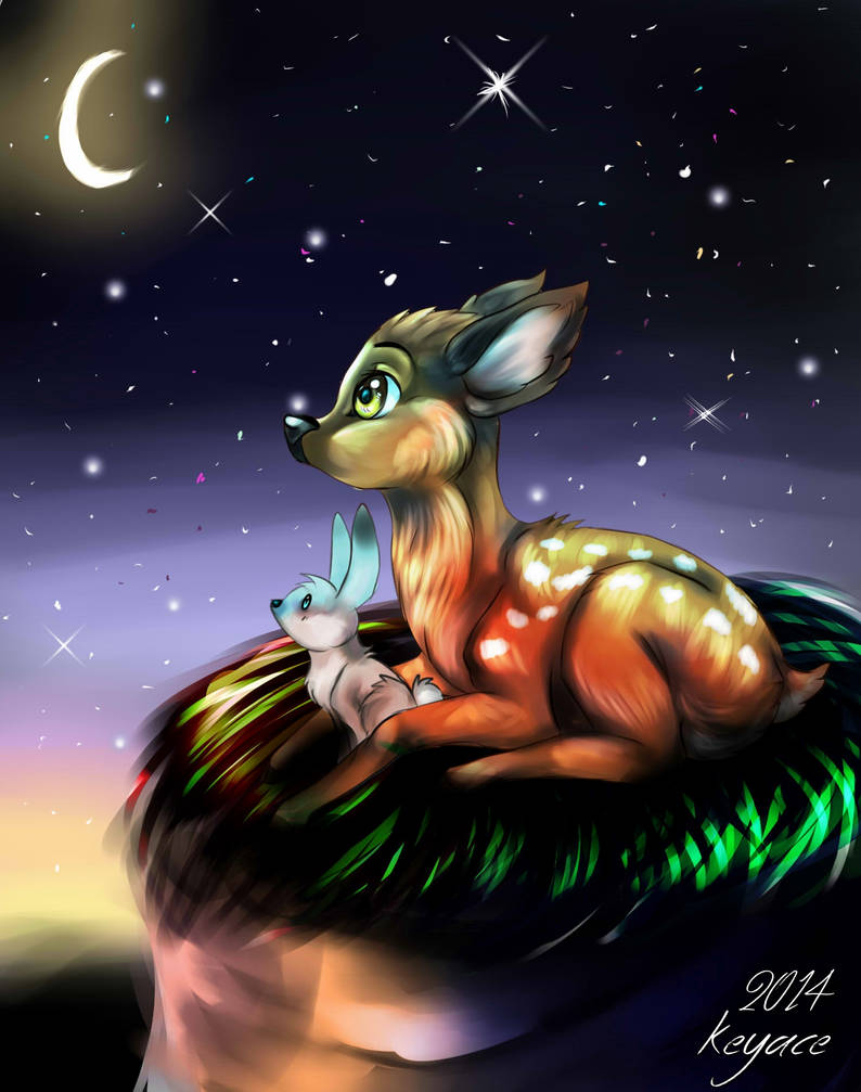 Bambi Custom Female Rabbit Bambi And A Rabbit by keyace on DeviantArt