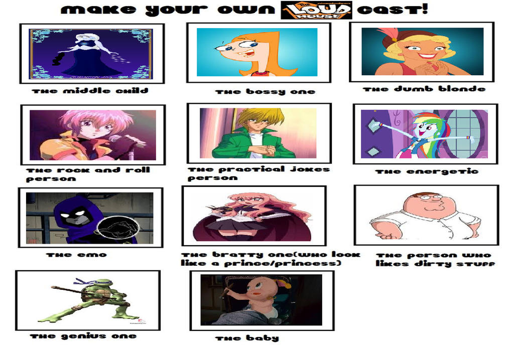 My The Loud House Cast Meme by gxfan537 on DeviantArt