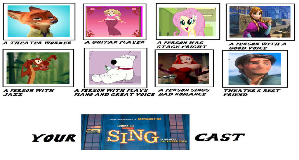 Songcast Meme My Sing Cast Meme by gxfan537 on DeviantArt
