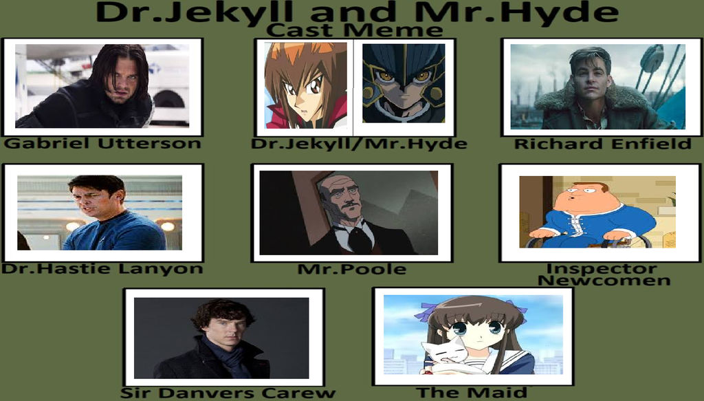 My Dr Jekyll And Mr Hyde Cast Meme By Gxfan537 On Deviantart My Dr Jekyll And Mr Hyde Cast Meme By Gxfan537 On Deviantart