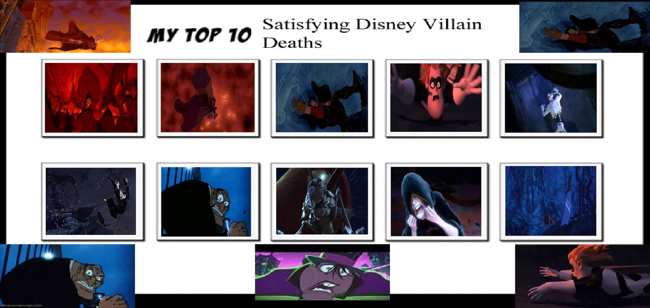 My Top 10 Satisfying Disney Villain Deaths Meme By Gxfan537 On Deviantart My Top 10 Satisfying Disney Villain Deaths Meme By Gxfan537 On Deviantart