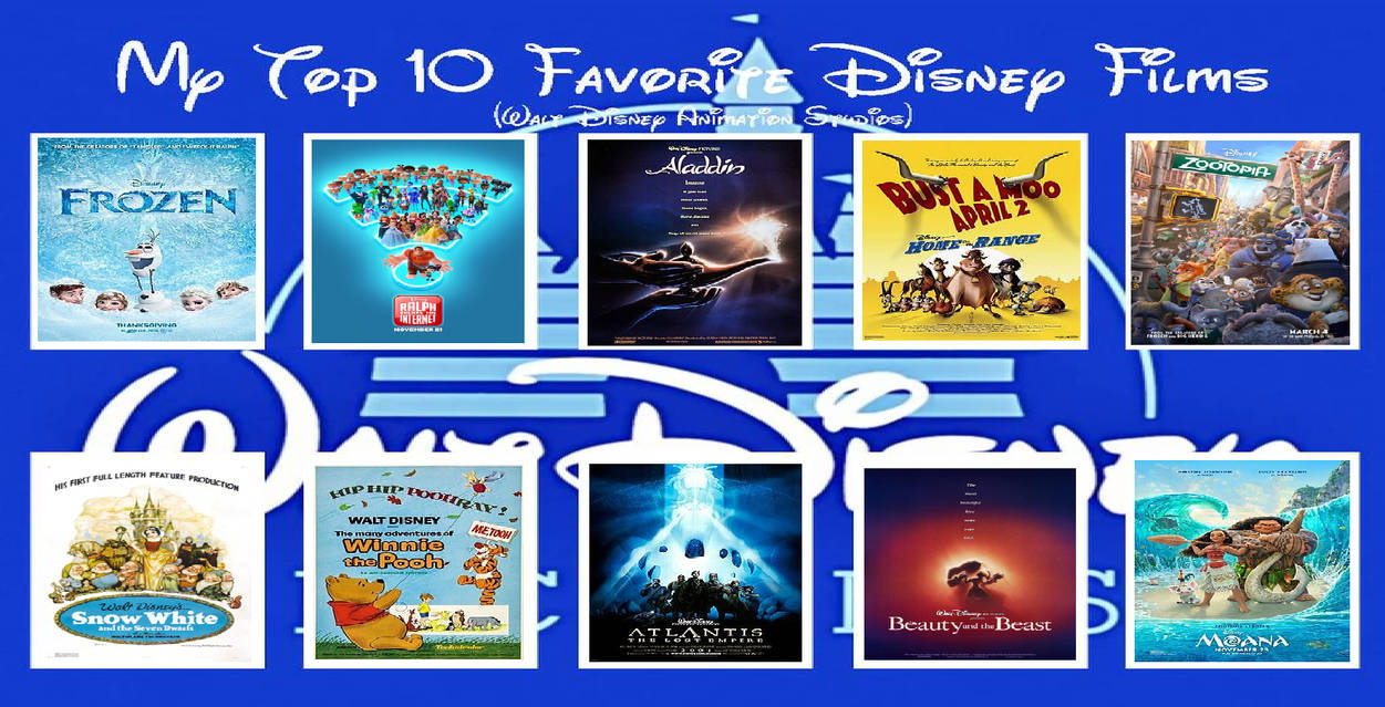 My Top 10 Favorite Disney Films Meme By Gxfan537 On Deviantart My Top 10 Favorite Disney Films Meme By Gxfan537 On Deviantart