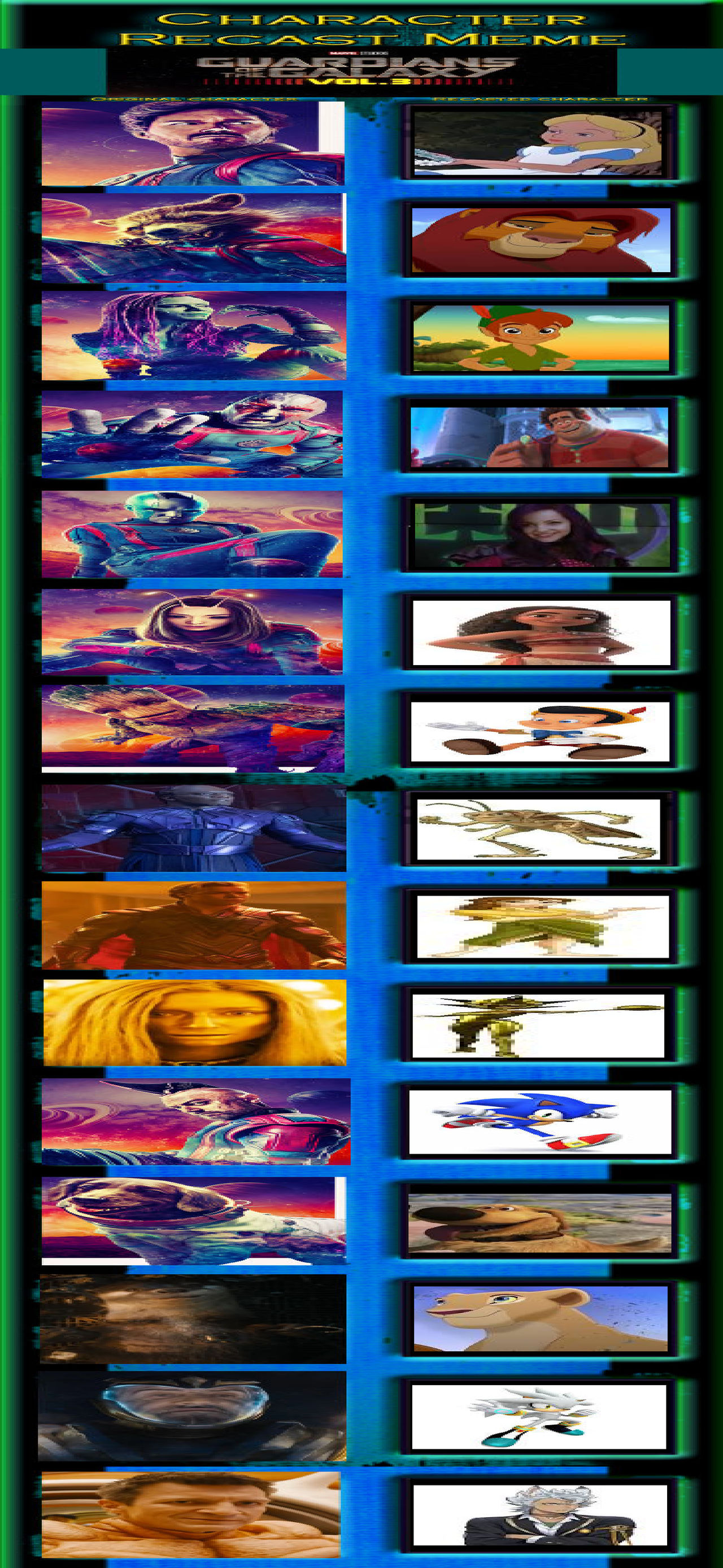 Recast Deviantart Character Recast Meme(GOTDG Vol. 3) by gxfan537 on DeviantArt