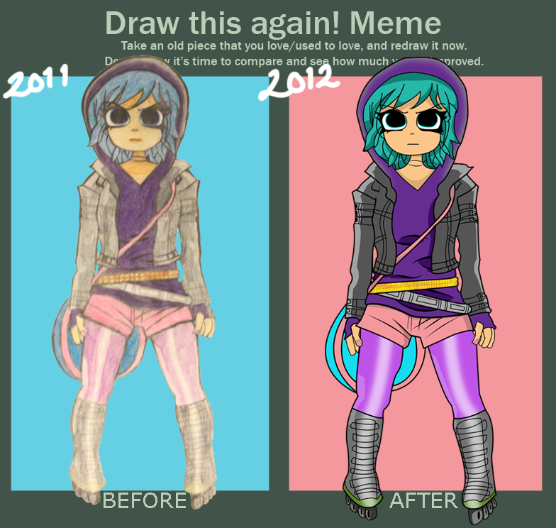 Draw This Again Ramona Flowers By Jrigs34 On Deviantart.