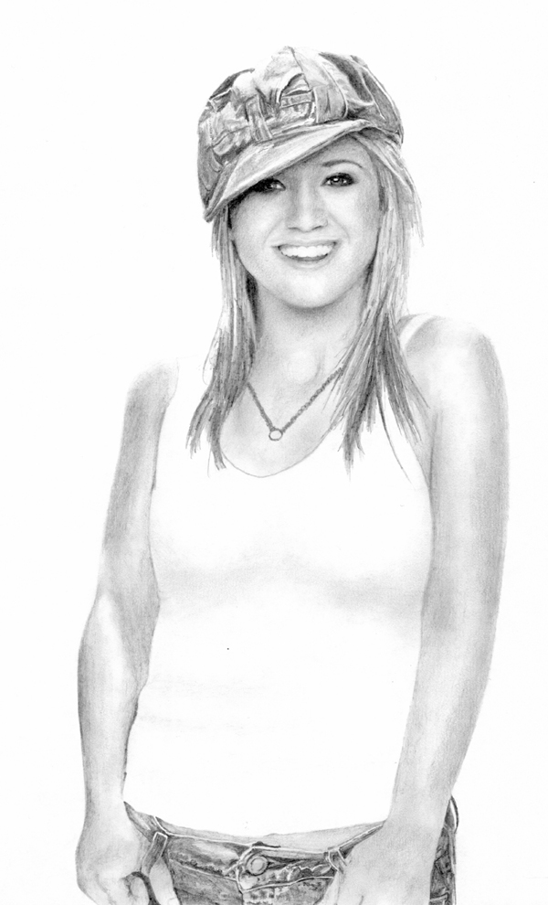 Kelly Clarkson denim hat