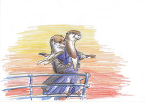 Otter Jack Dawson and Rose