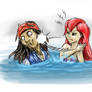 Ariel meets Jack Sparrow