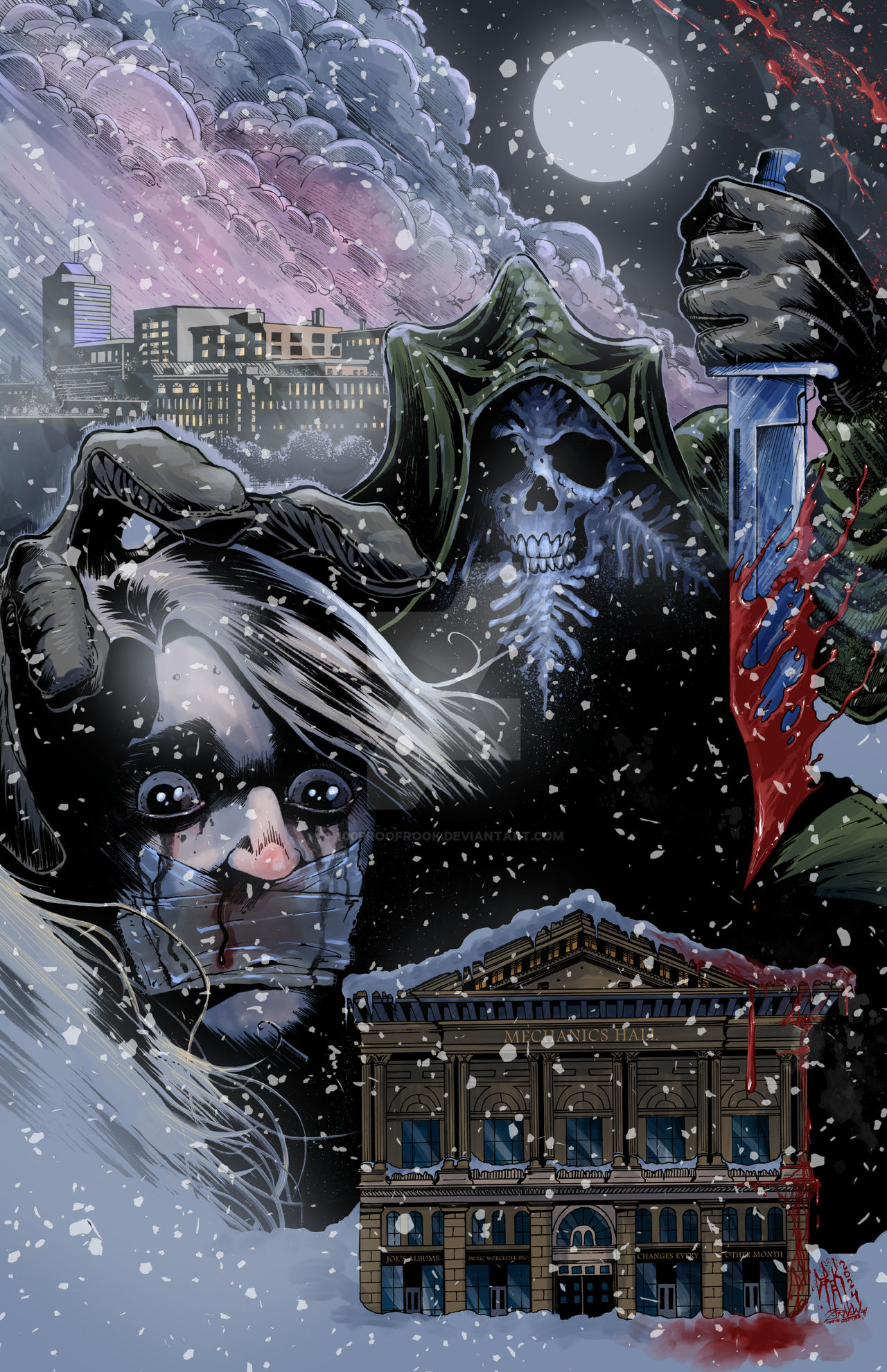 Derek Rook Dead of Winter - w/colors by Jeff Zornow by 100proofrook on DeviantArt