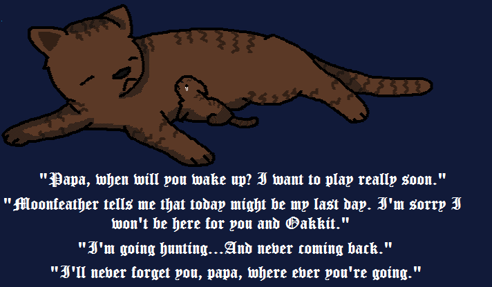 Oakstar's past- Papa, Wake up!