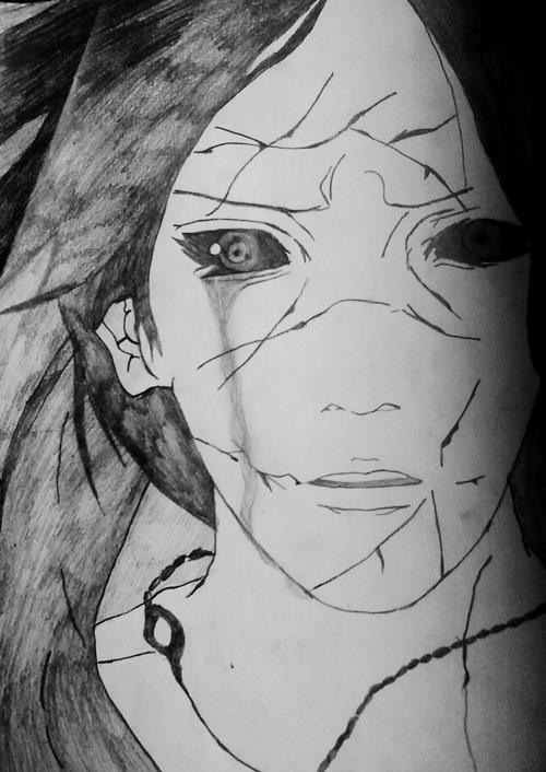 My Itachi Uchiha drawing : r/Naruto