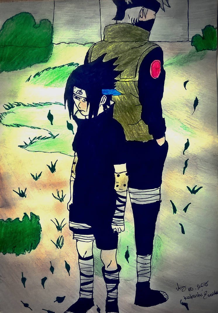 Naruto-Shippuden by Sasram on DeviantArt  Arte anime, Kakashi desenho,  Naruto e sasuke desenho