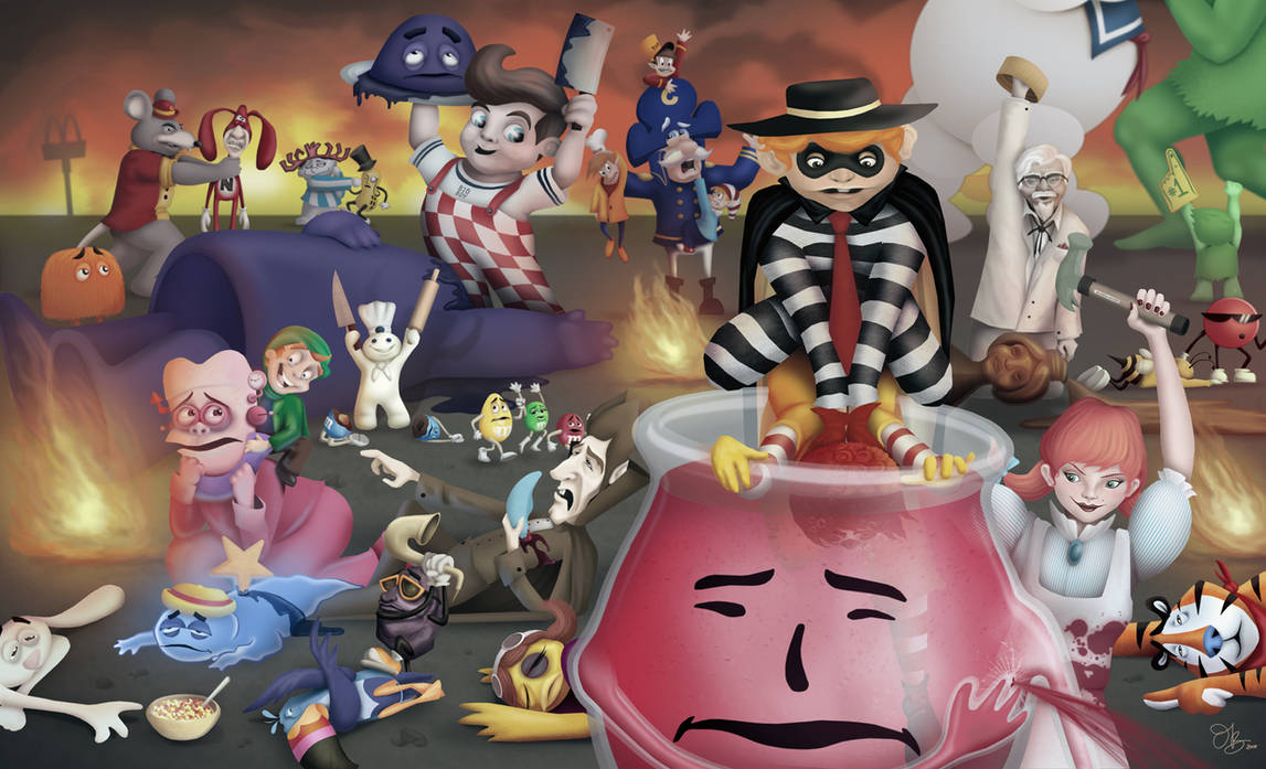 Food Fight by whysoawesome on DeviantArt