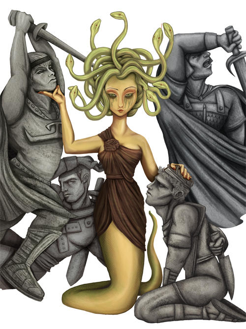 Medusa Task Work In Progress: Medusa 10 by whysoawesome on DeviantArt