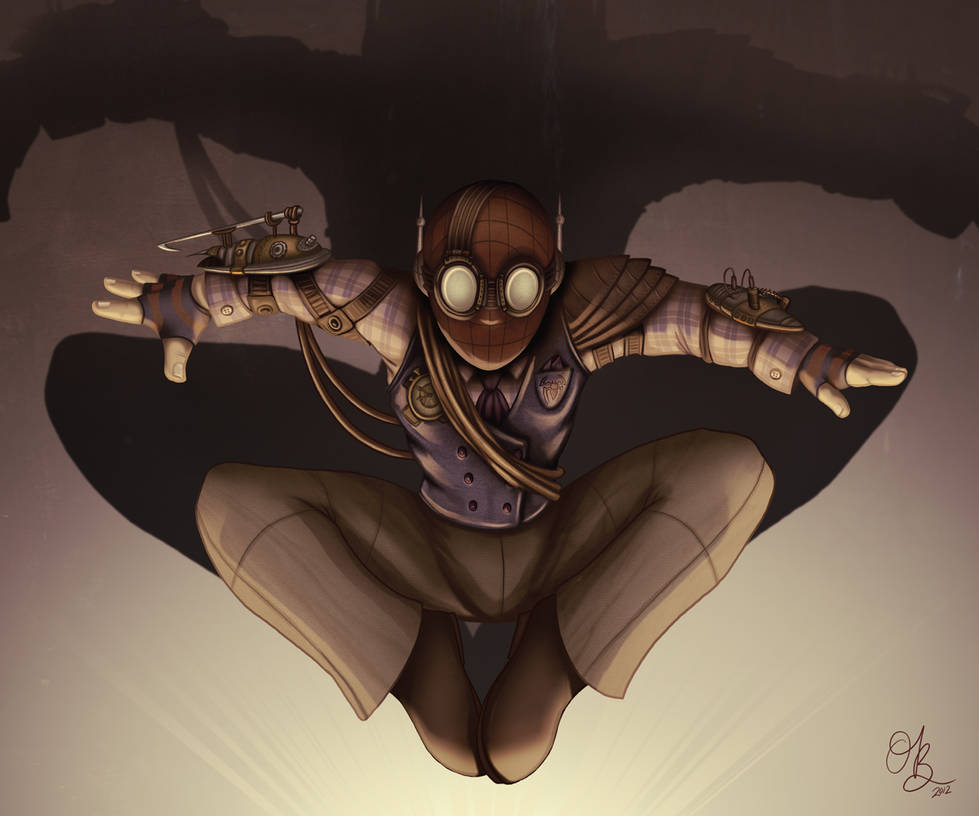 Steampunk Spider-Man by whysoawesome