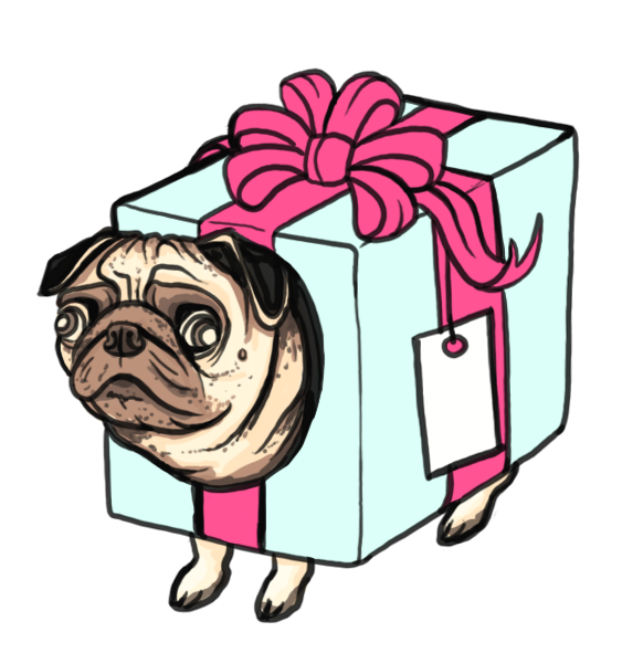 Merry Pug-Mas Progress 06