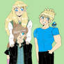 Jorgito and Water meets Austin and Olivia Fan Art