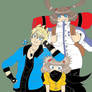 Jorgito and Water and Mariko and Inari Fan Art