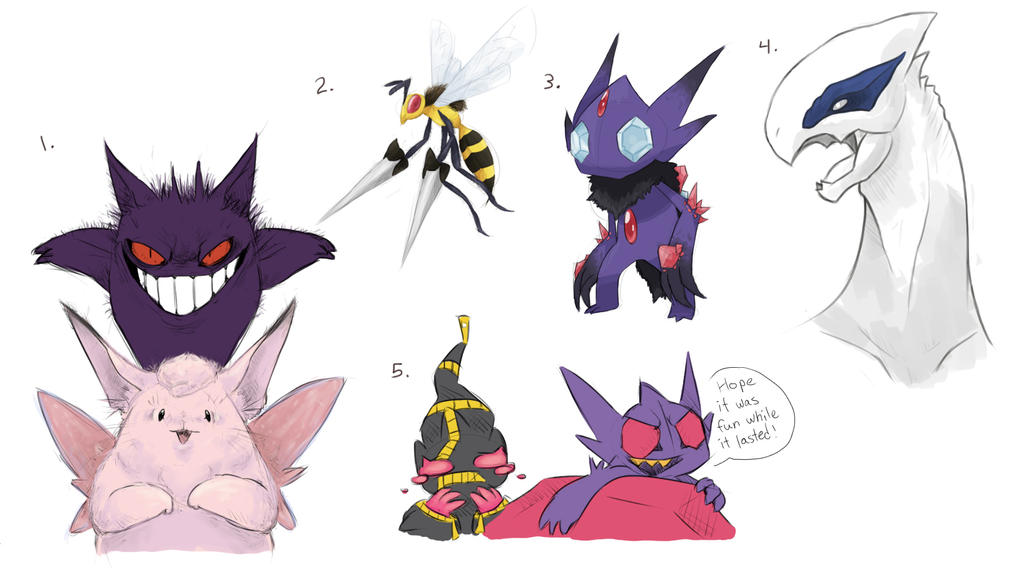 Pokemon Sketchdump 1