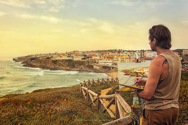 Sunset Painter by Miguel-Santos