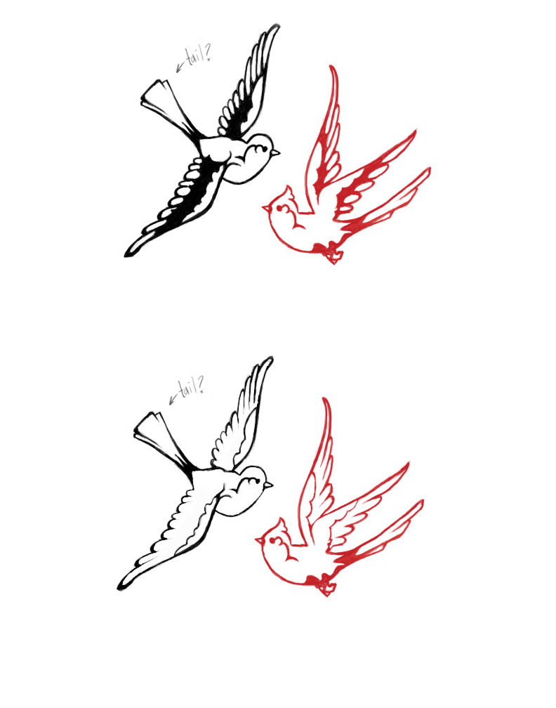 2 birds 1 tattoo by radiogalaxy on DeviantArt 2 birds 1 tattoo by radiogalaxy on DeviantArt