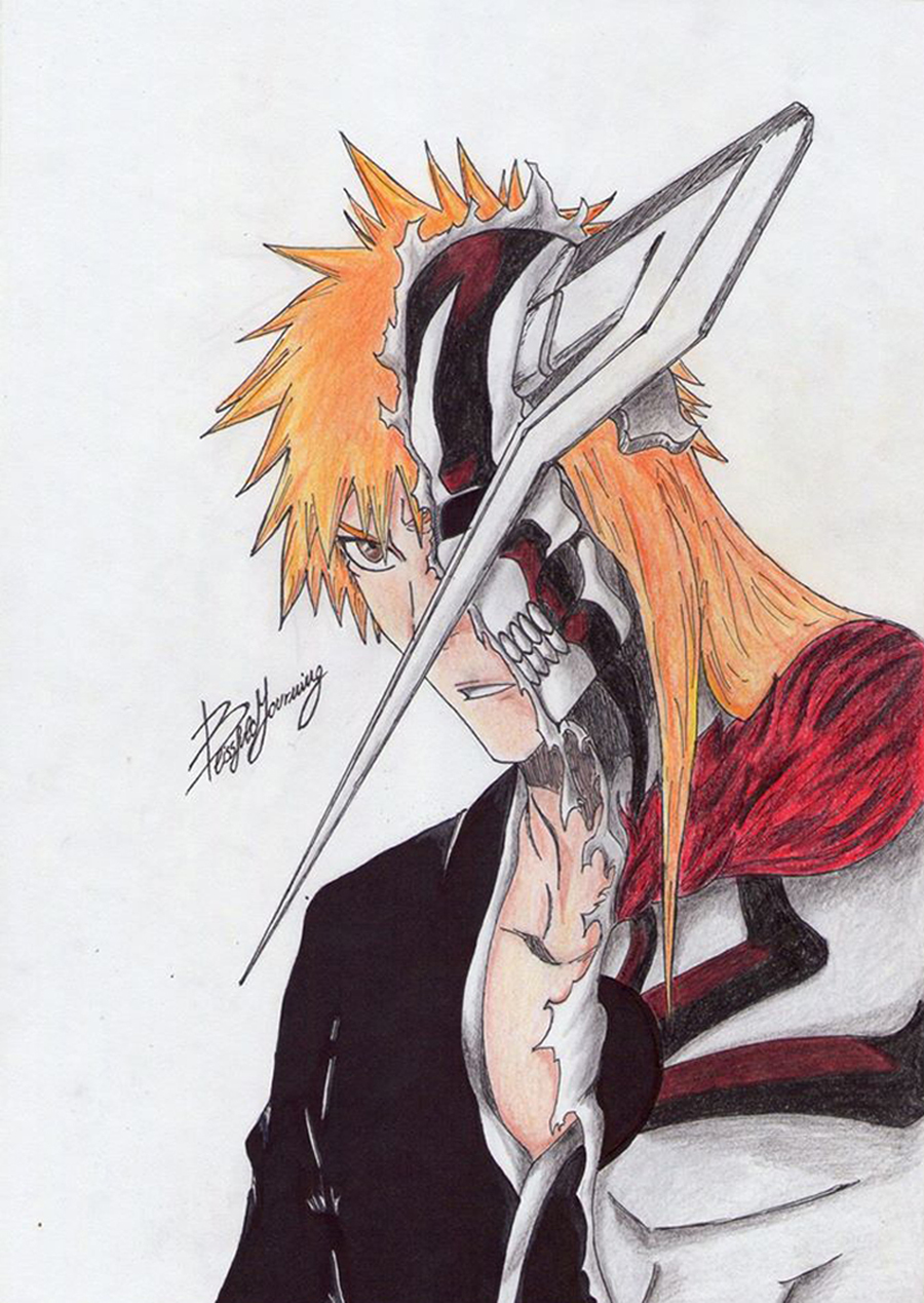 I drew vasto lorde Ichigo. How is it?