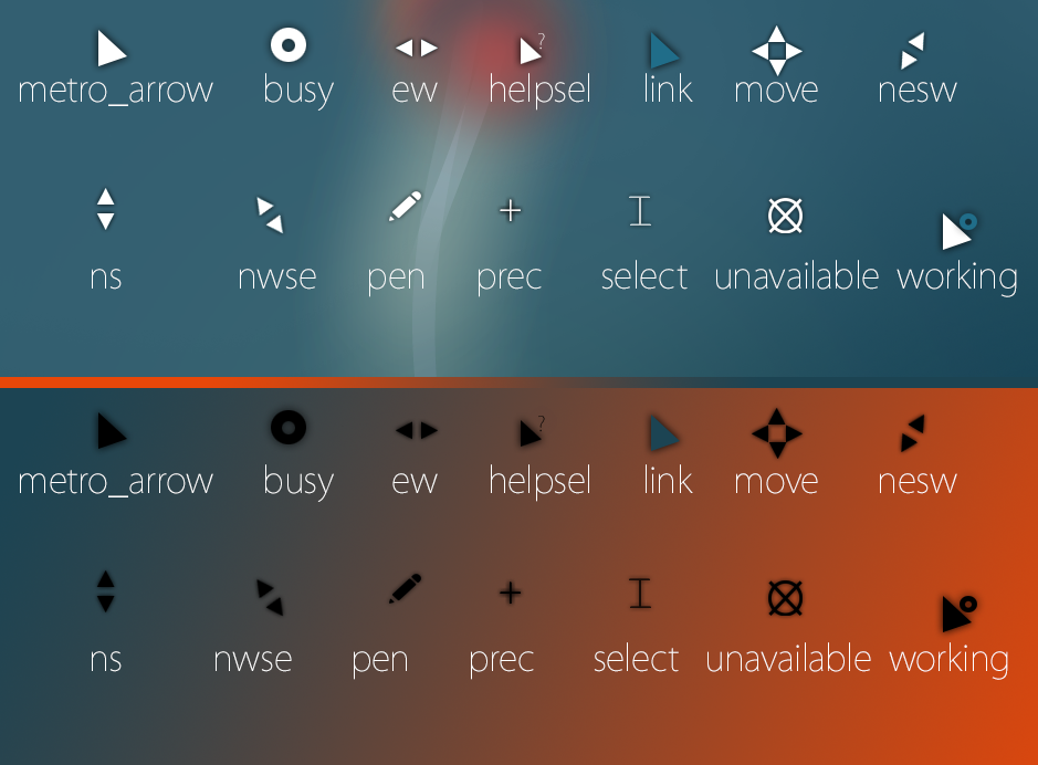 Custom Windows 8 Cursors