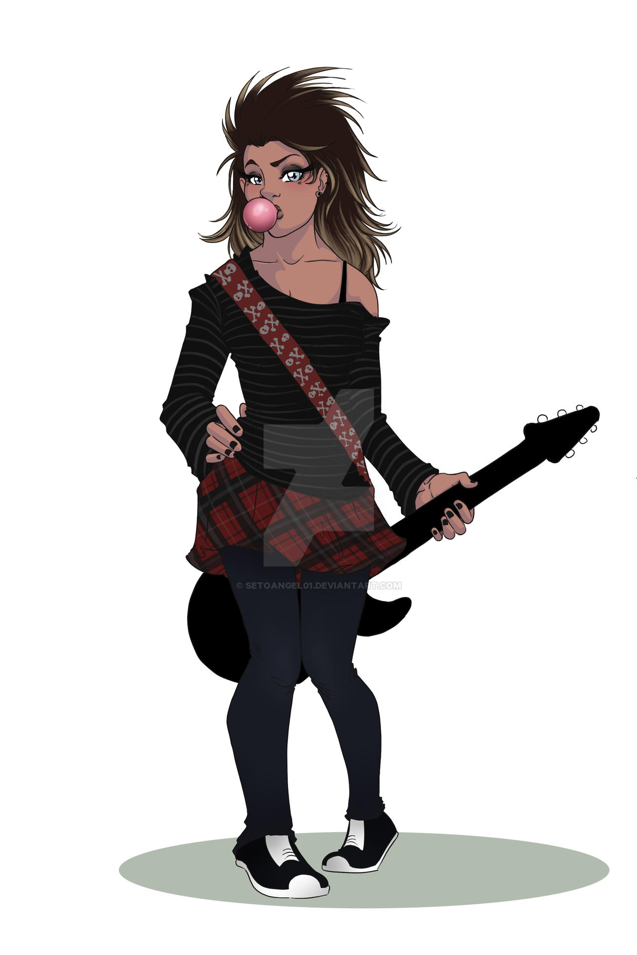 Sing Human AU Ash Bubblegum by SetoAngel01 on DeviantArt