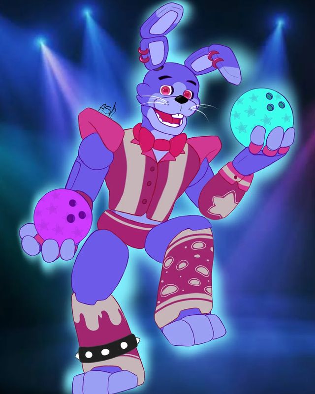 Glamrock Bonnie ( FAN-ART ) by torentzu on DeviantArt