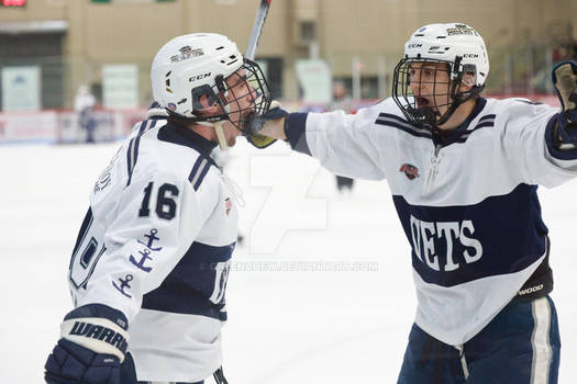 Playoffhockey Round 2 celly 2