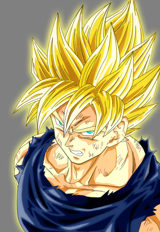 Battle Damaged Goku SSJ by Bozzok on DeviantArt