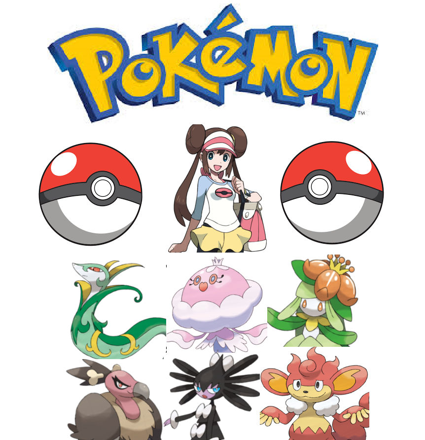 Rosa Pokemon team by spencerble on DeviantArt