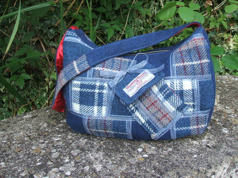 'Shannon' - Harris Tweed handmade medium handbag