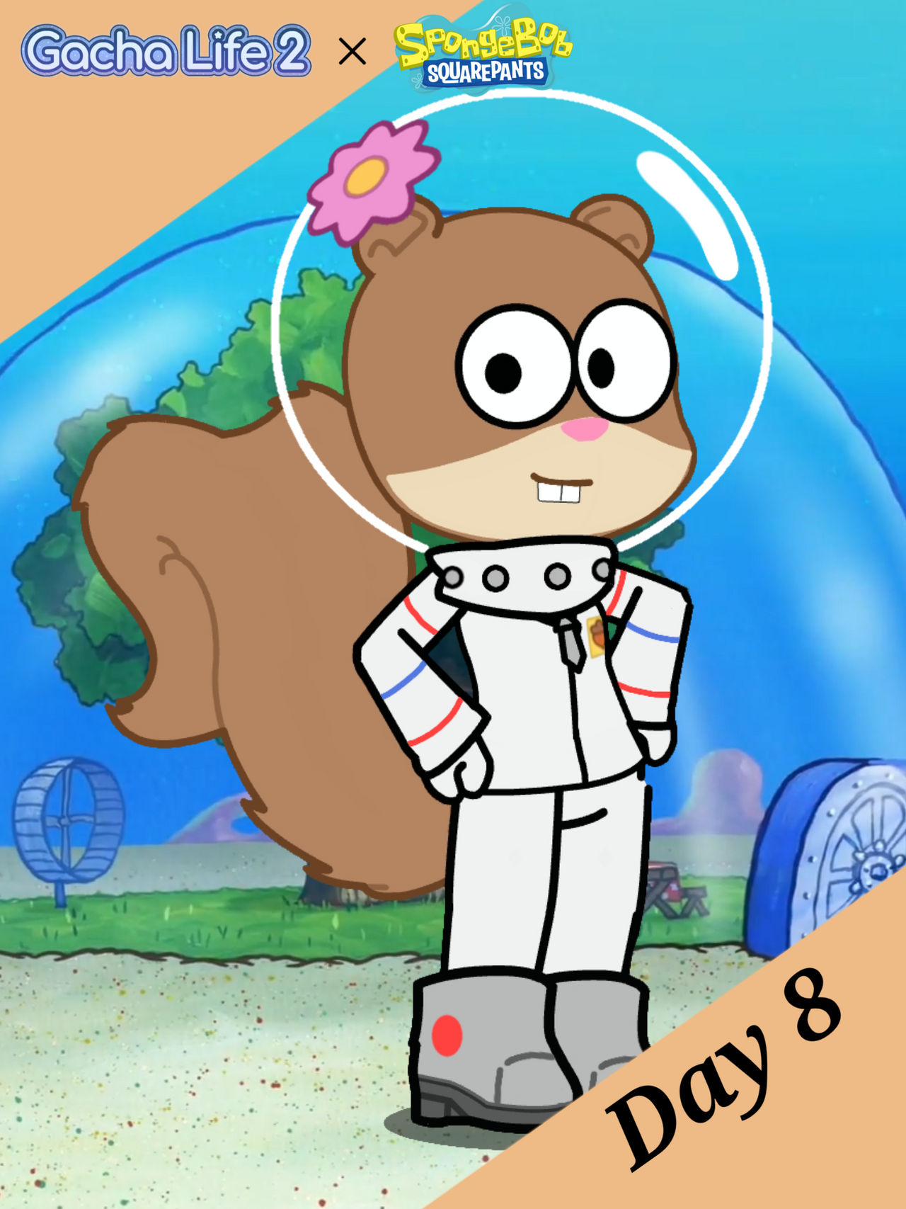 Sandy Cheeks Overthinking Day 8: Sandy Cheeks by SparklySimon on DeviantArt