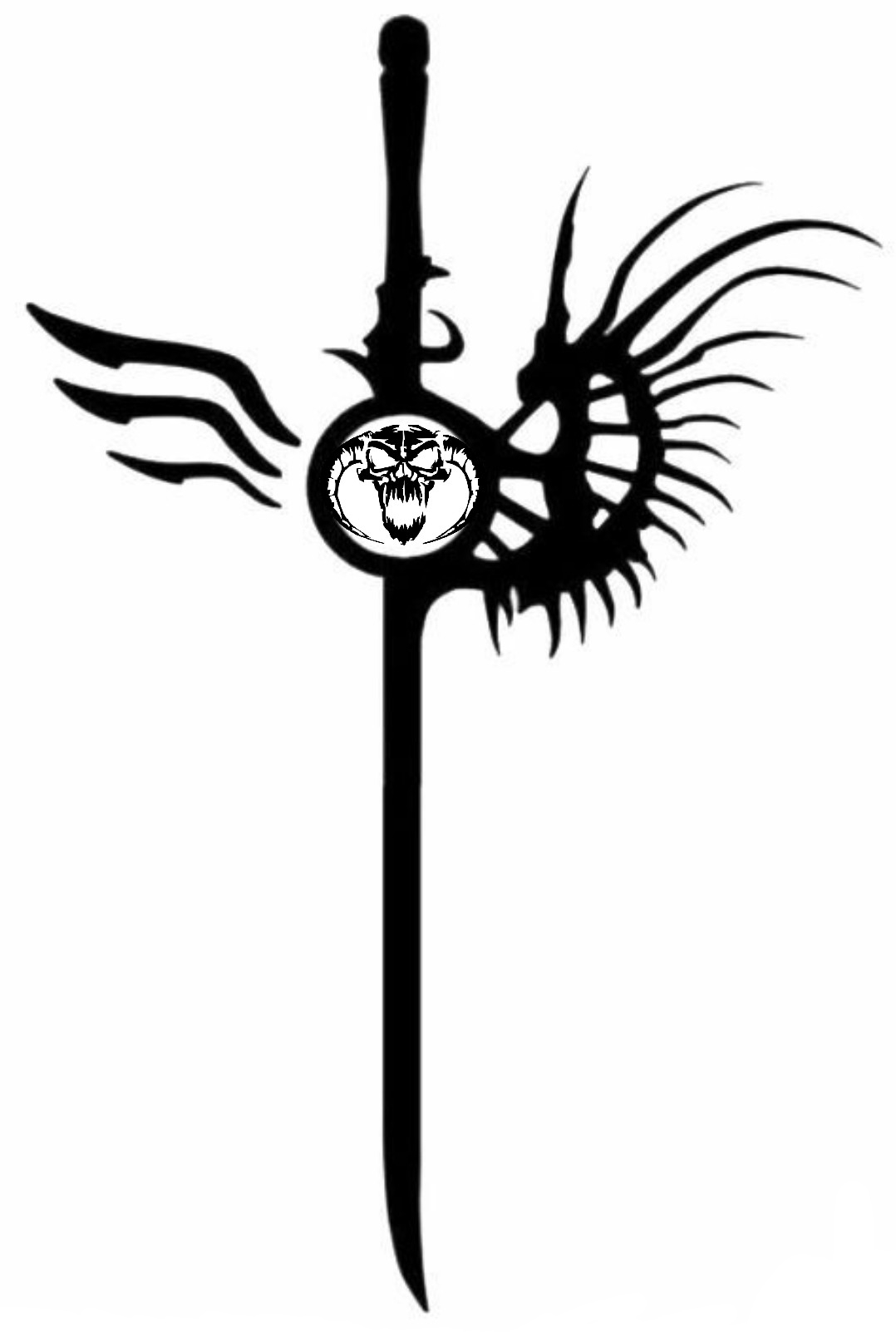 DMC знак на спине Данте