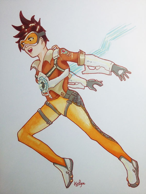 Tracer - Overwatch by Kailyce