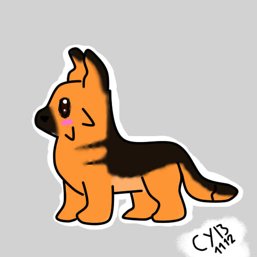 Chibi puppy by CYB1112dr4w on DeviantArt