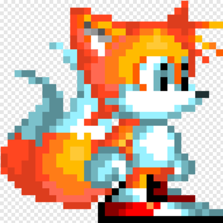 tails pixel by sonicthehegehog10 on DeviantArt
