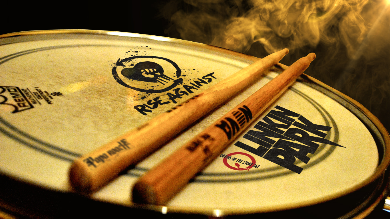 cool drum kits wallpaper