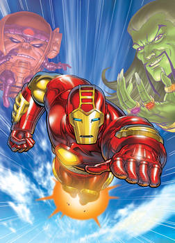 IRON MAN Animated Box Art