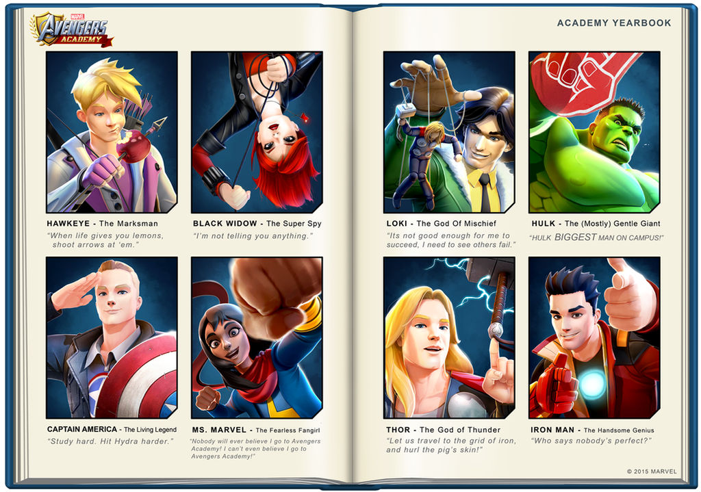 Avengers Academy Yearbook