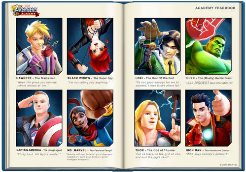 Avengers Academy Yearbook