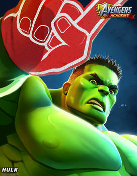 Avengers Academy--Hulk Portrait