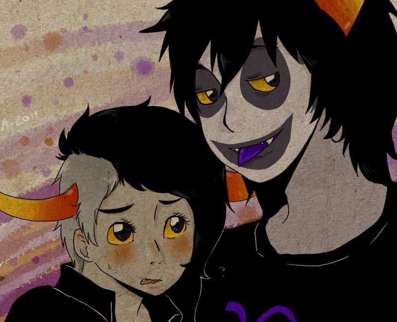 Fanart: Gamzee and F. Tavros