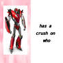 Knockout (TFP) has a crush on who meme