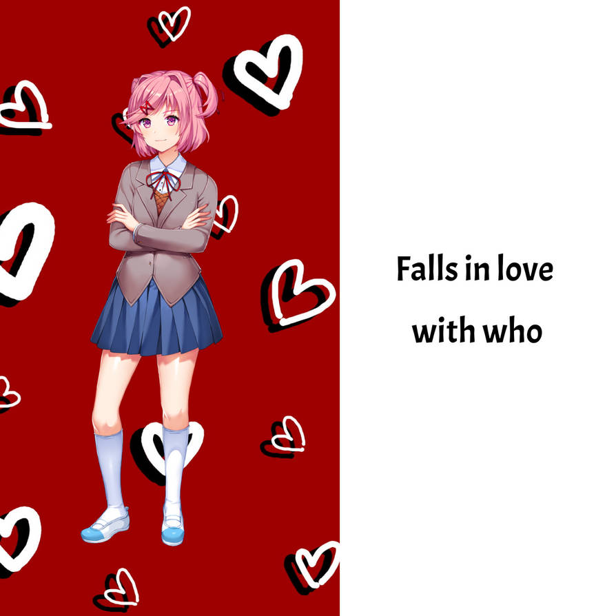 Natsuki DDLC Falls In Love With Who Meme By Elfdragon35 On DeviantArt natsuki-ddlc-falls-in-love-with-who-meme-by-elfdragon35-on-deviantart
